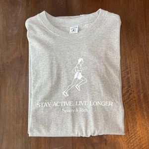 Sporty & Rich Stay Active Live Longer T-shirt